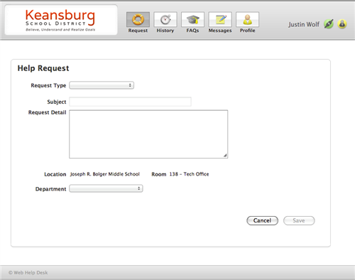 Request Form 